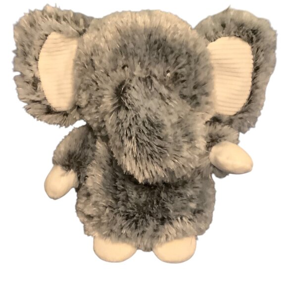 Spark Create Imagine Gray Plush Elephant Lovey Toy 11” Rattle Stuffed Animal - Picture 1 of 5